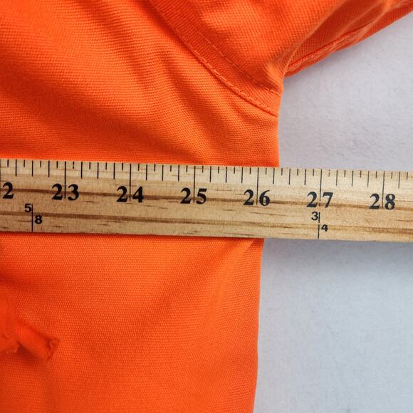 Raewiks Mens Chore Coat SZ LG Orange Hooded Insulated Water Proof Vintage - Picture 13 of 16